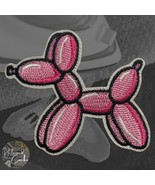 Pink Balloon Dog Iron On Patch Embroidered Craft Applique - €3,41 EUR