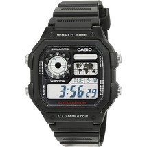 Men&#39;s Watch Casio AE-1200WH-1AVEF Black (S0442990) - £46.55 GBP