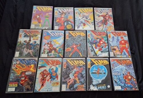 14 FLASH COMICS # 52 53 54 56 57 58 59 60 61 65 66 67 68 &amp; BOT #1 DC COM... - $28.00
