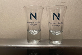 NORTHERN PACIFIC AIRLINES SHOT GLASSES x 2 - £11.31 GBP