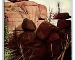 Balanced Rock Sherman Hill Wyoming WY UDB Postcard Z10 - £2.28 GBP