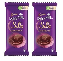 2 x Cadbury Dairy Milk Silk Chocolate Bar, 150 g | free shipping - £20.78 GBP
