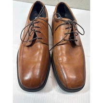 Nunn Bush Mens Marcell Bicycle Toe Oxford Dress Brown Leather Shoes Size 12 - $27.95