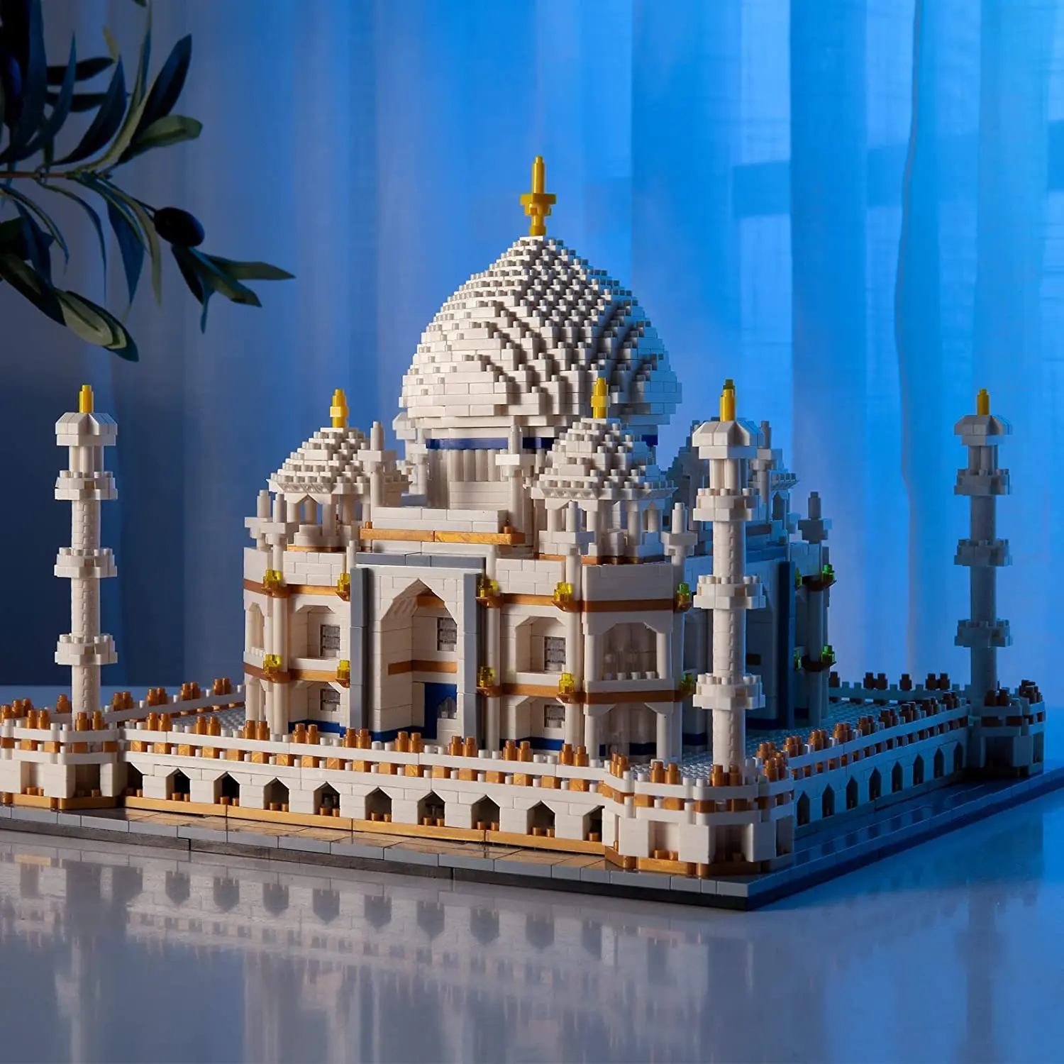 Mini City Building Blocks Taj Mahal World Famous Architecture Micro Model India - £76.55 GBP+