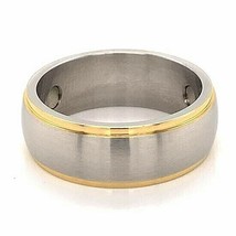 Magnetic Brushed Center With 18K Gold Plated Accent Stainless Steel Ring... - $19.99