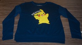 WOMEN&#39;S TEEN Nintendo POKEMON PIKACHU Crew Sweatshirt SMALL NEW w/ TAG - $29.70