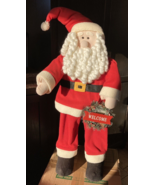 VTG  Dan Dee 37” Standing Santa Bendable Arms Wreath Collector&#39;s Choice ... - £46.89 GBP