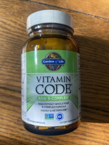 [Garden of Life] Vitamin Code: Raw B-Complex (60 Caps; Vegan/Gluten Free) - £11.68 GBP