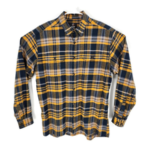 Guide Gear Mens Button-Up Shirt Multicolor Plaid Long Sleeve Pockets L - £25.68 GBP