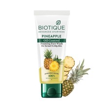 Biotique Bio Pine Apple Oil Balancing Face Wash, 100ml (Pack of 1) - £8.71 GBP