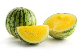 15 Seeds Yellow Watermelon Fruit Fresh Seeds - $6.78