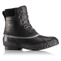 MEN&#39;S SOREL CHEYANNE II WP BOOTS BLACK SZ 9, New! - £59.16 GBP