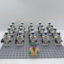 21Pcs Master Yoda Leader Captain Rex Star Wars Clone Wars Minifigures Gi... - £25.94 GBP