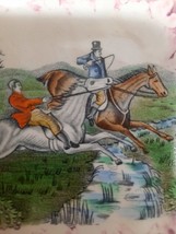 English Ware Gray&#39;s Pottery England Tray Purple English men Riding Horse... - $5.12
