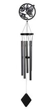 Metal Black Butterfly Wind Chime 40 Inch Long New - $25.98