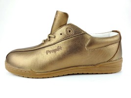 Propet Walker Lace Up Sneaker Shoe W3606 Women&#39;s Size 6 M Firefly Bronze - £23.32 GBP