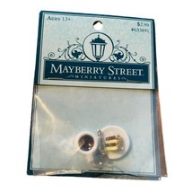 1/12 Dollhouse MAYBERRY STREET Coffee Cup Cake Plate 633891 Miniature Accessory - £7.49 GBP