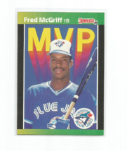 Fred Mc Griff (Toronto Blue Jays) 1989 Donruss Mvp Insert Baseball Card #BC-19 - £5.34 GBP