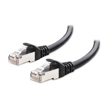 10Gbps Snagless Shielded Cat6A Ethernet Cable 30 ft SSTP SFTP Shielded E... - $31.87