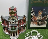 Copperfield Keepsake Lighted Police Station w/Large Eagle Has Box &amp; Light - $25.25