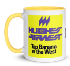 Nostalgic Legacy Hughes Airwest Airline White Coffee Tea Mug - £14.89 GBP