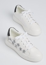 Nuova Coppia Rue21 Wild Diva Lounge Scarpe Sneakers Bianche Glitter Stelle - $9.95
