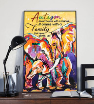 Autism Elephent Autism Awareness Autism Doesnt Come With A Manual It Comes With  - £12.50 GBP
