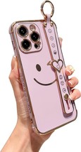 Purple Case Compatible With iPhone 12 Pro Max Case for Women, Bling Glitter - £9.29 GBP