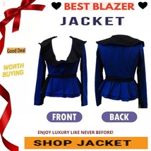 ? BULLY Dramatic ➕? JACKET Lapel BLAZER Belt Knit Stretch COAT ?BUY NOW❗? - €61,37 EUR