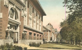 Illinois University Lincoln Hall Woman&#39;s Bldg Albertype 1938 Postcard 21... - $5.03