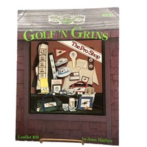 Vintage Cross Stitch Patterns, Golf N Grins Pro Shop by Joan Mathys, 1982 Prince - £14.57 GBP