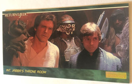 Return Of The Jedi Widevision Trading Card 1995 #30 Jabba’s Throne Room ... - $2.48
