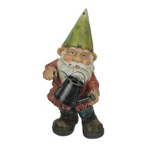 Garden Gnome With Watering Can Home Garden Decor Sculpture Lawn Yard Decoration - £35.08 GBP