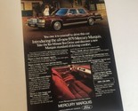 1979 Mercury Marquis Vintage Print Ad Advertisement pa10 - $7.91