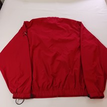 Cutter & Buck DODGE-CHRYSLER Men's Large Red Pullover Windbreaker V-Neck Jacket image 2