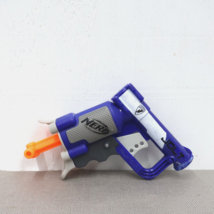 Nerf N-Strike Jolt Blaster Blue White Micro Dart Blaster - £5.71 GBP