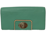 Kate Spade NY Women&#39;s Wallet Light Green and Tan Leather - $23.74