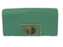 Kate Spade NY Women&#39;s Wallet Light Green and Tan Leather - £18.57 GBP
