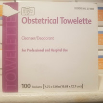 Hygea Obstetrical Towlette Cleanser Deodorant Wipes 1,000 (10 boxes @ 10... - £102.30 GBP