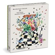 Mackenzie-Childs Blooming Kettle 750 Piece Shaped Puzzle from Galison - Shaped J - £18.12 GBP