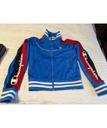 Vtg Champion Jacket Blue/Red/Black/WhiteXS 80’s 90’s  Oversized Excellen... - $29.69