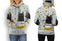 Cute Antidepressant Hoodie Sporty Casual Graphic Zip up Hoodie for Women - £26.54 GBP+