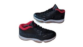 Nike Air Jordan 11 XI Retro Low IE OG Black Red 919712-023 Sz. 9  2021 Bred - £88.86 GBP