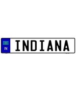 Indiana Novelty Metal European License Plate - £17.54 GBP