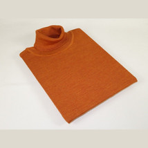 Men PRINCELY Turtle neck Sweater From Turkey Soft Merinos Wool 1011-80 Rust image 5