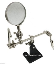 2x Optical Helping Hand Soldering Stand Magnifier Magnifying Jig Hands Free - £12.57 GBP