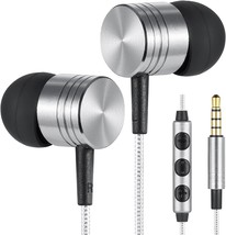 B650 Earphones Wired Headphones in Ear Noise Isolating Earbuds with Microphone a - £24.50 GBP