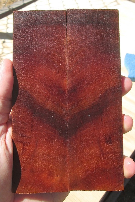 HT Figured End Grain Koa Knife Scales #1005 Garden Seeds - $27.12