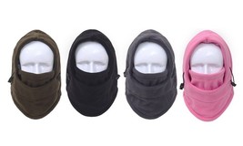 Pile Cappello Invernale Termico Caldo Colore Maschera Sci Nastro Neve Sciarpa - $6.49+