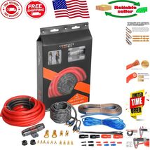 4 Gauge AWG Car Audio Wiring Kit - Enhanced Sound with Oxygen-Free Coppe... - $1,327.13 MXN